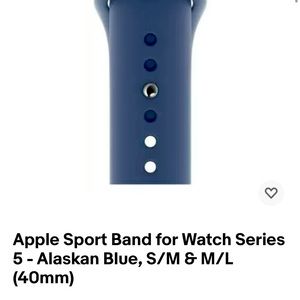 Navy Apple Watch Band